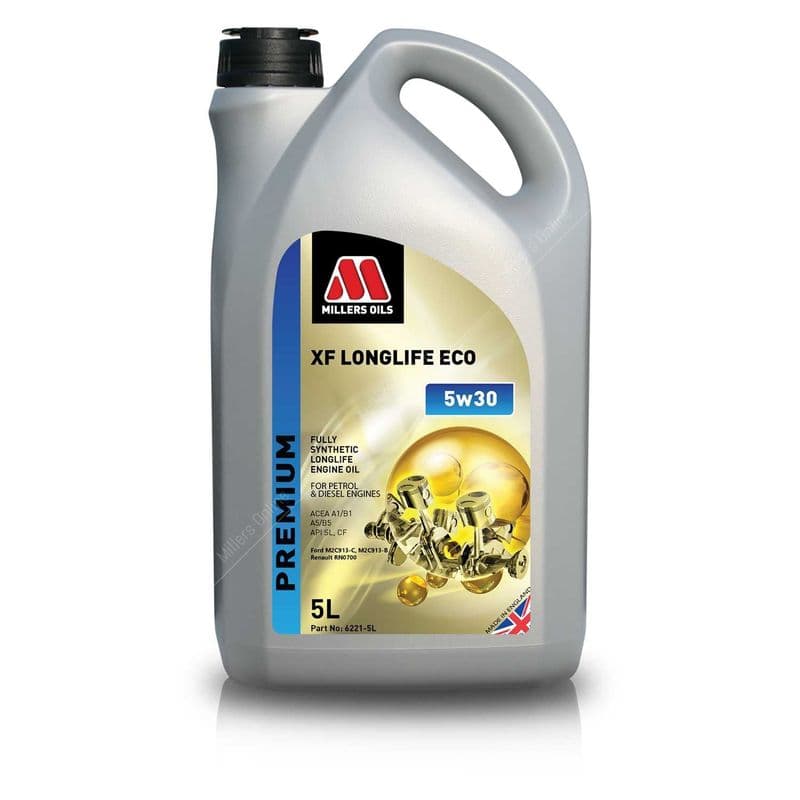 Millers Engine Oil ECO 5w30 XF Long Life 5L | Focus ST 225 mk2