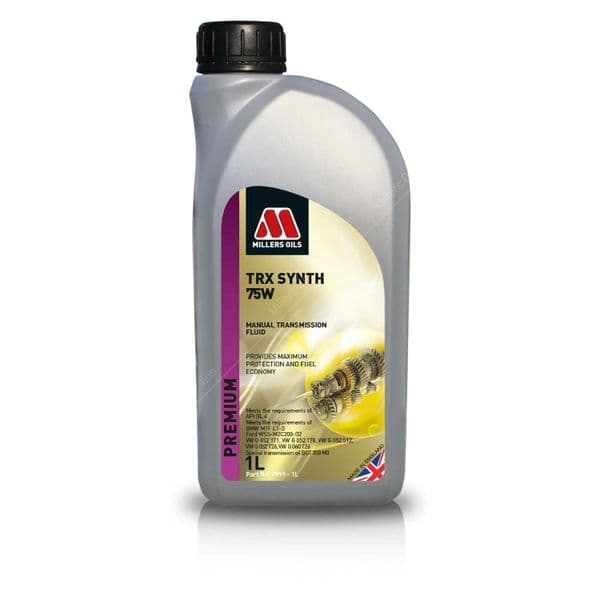 Millers Gearbox Oil TRX 75w Fully Synthetic 1L | Focus ST 225 mk2