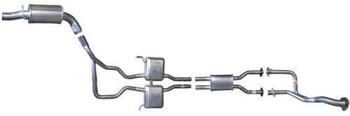 Sierra & Sapphire 2WD RS Cosworth  OE Equivalent Exhaust System