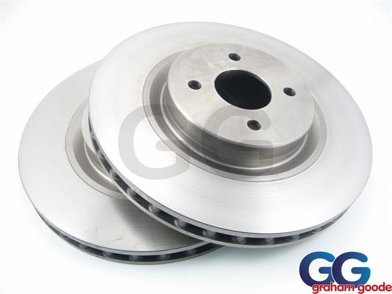 TRW Standard Front Brake Discs X2 | Ford Focus RS MK1