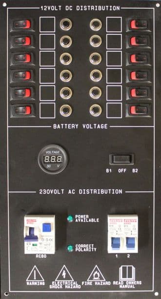 ACDC PANEL WITH VOLTMETER