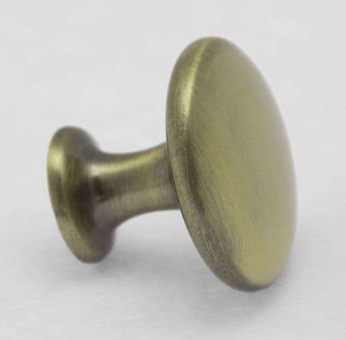 10pcs  x TEZ® 30MKAB  Metal Pull Knobs Handles - 30mm dia - Come with screws - Antique Brass
