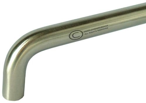 OVO® Solid Satin Stainless Steel D-Bar Handles 106 - C2C 96