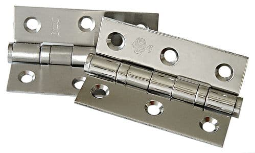 OVO® Solid Stainless Steel Heavy Duty Plain Bearing Hinges - 75x50mm