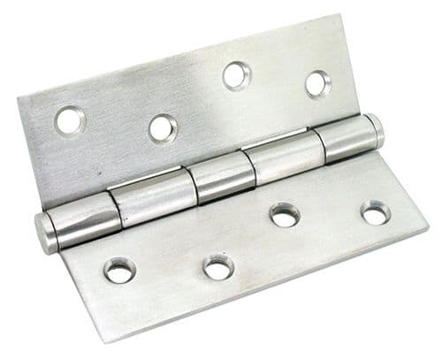 Solid Stainless Steel Heavy Duty Butt Hinges - 100x75mm