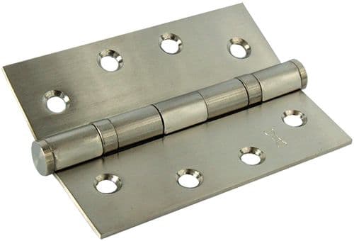 Solid Stainless Steel Heavy Duty Plain Ball Bearing Hinges - 100x75mm