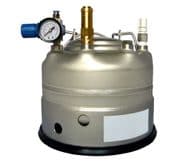 3.8 Litre Pressure Pot 0-100 psi air regulator AD3800ML-LT Adhesive Dispensing Ltd