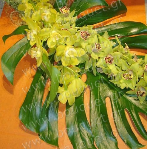 Bouquet of symbidium orchids