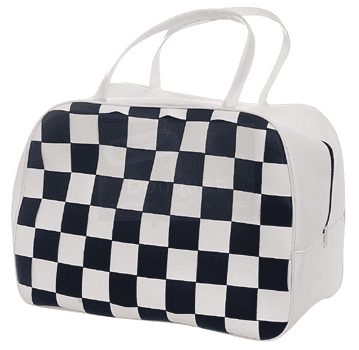 Christening bag checkered / τσάντα βάπτισης καρό