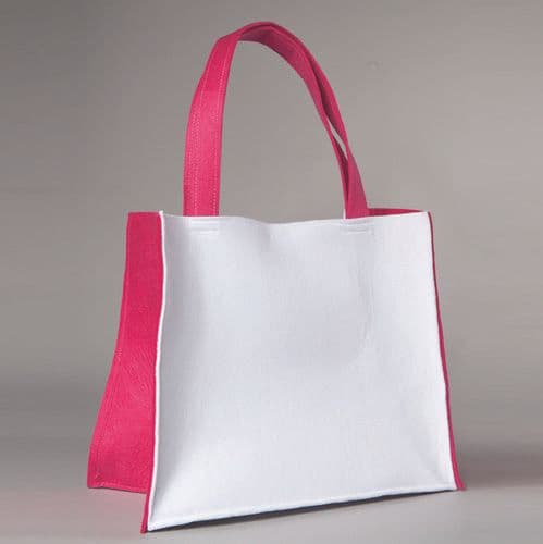 Christening white and red felt bag / Άσπρη με κόκκινη τσόχινη τσάντα βάπτισης