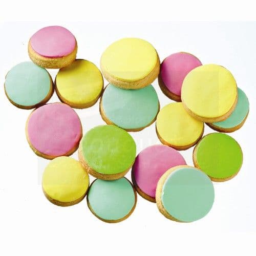 Cookie bites multicolored per kilo / Μπισκότα στρόγγυλα μπουκίτσες πολύχρωμα του κιλού
