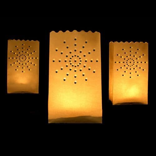 Sun Paper Lanterns 15X9X26cm Pack of 10 / Χαρτινα Φαναρια Ηλιος 15Χ9Χ26εκ. Σετ των 10