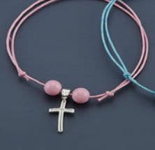 Witness pins modern bracelets with a cross 50 pcs / Μαρτυρικά μοντερνα βραχιολάκια με σταυρό 50τμχ