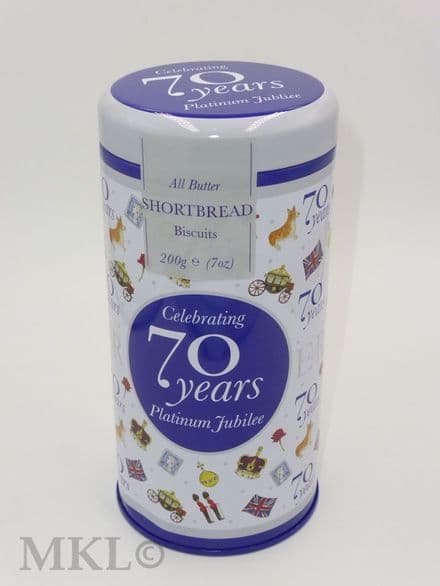 Commemorative Biscuits - HM The Queen's Platinum Jubilee Tin by Milly Green