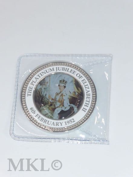 Commemorative Coin - HM The Queen's Platinum Jubilee (In Plastic Wallet)