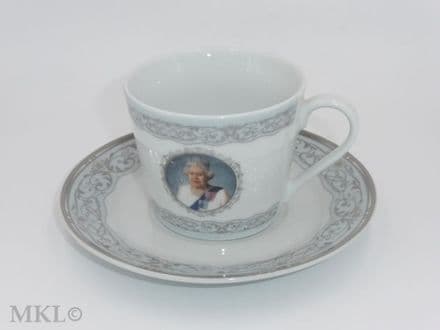 Commemorative Cup & Saucer - HM The Queen's Platinum Jubilee