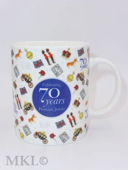 Commemorative Mug - Platinum Jubilee by Milly Green