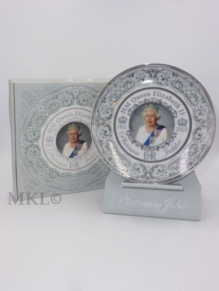 Commemorative Plate (Small) - HM The Queen's Platinum Jubilee 15cm (Type D)