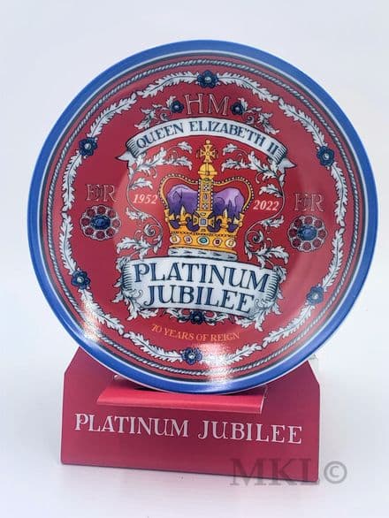 Commemorative Plate (Small) - HM The Queen's Platinum Jubilee 15cm (Type E)