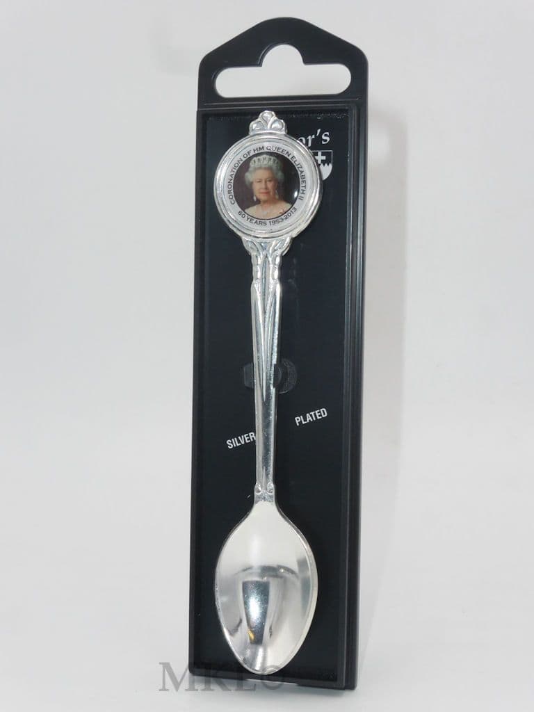 Queen Elizabeth II Diamond Jubilee Sliver Plated Tea Spoon 