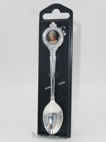 Commemorative Silver Plated Teaspoon - HM The Queen's DIAMOND Jubilee (Type D)