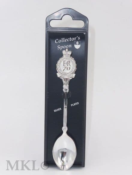 Commemorative Silver Plated Teaspoon - HM The Queen's Platinum Jubilee (Type C)