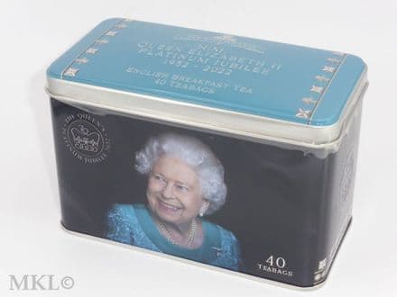 Commemorative Tea - HM The Queen's Platinum Jubilee Tea Tin, 40 Teabags (QJ01)