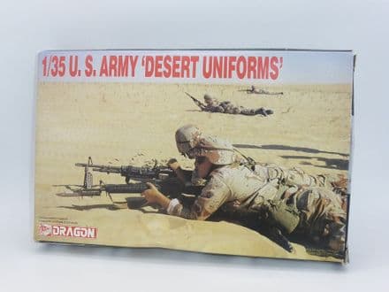 Dragon Plastic 1/35th Kit No 9901- US Army "Desert Uniforms"