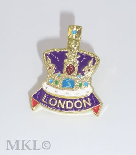 Lapel Pin Badge - London Crown