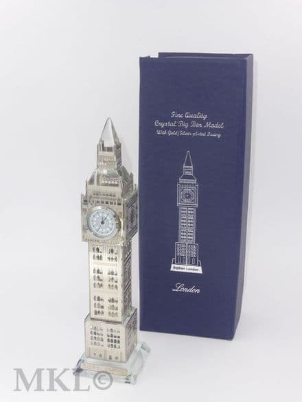 London Big Ben Light Up Clock (Silver)