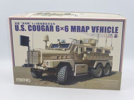 Meng 1:35 Scale Kit SS-005 - U.S. Cougar 6x6 MRAP Vehicle