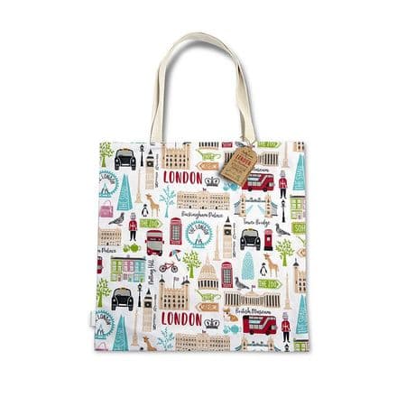 Milly Green London Adventures Shopper - 100% Recycled Cotton