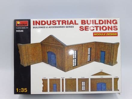 MiniArt 1/35th Plastic Kit No 35546 - Industrial Building Sections