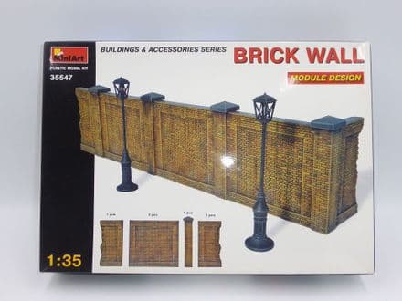 MiniArt 1/35th Plastic Kit No 35547- Brick Wall