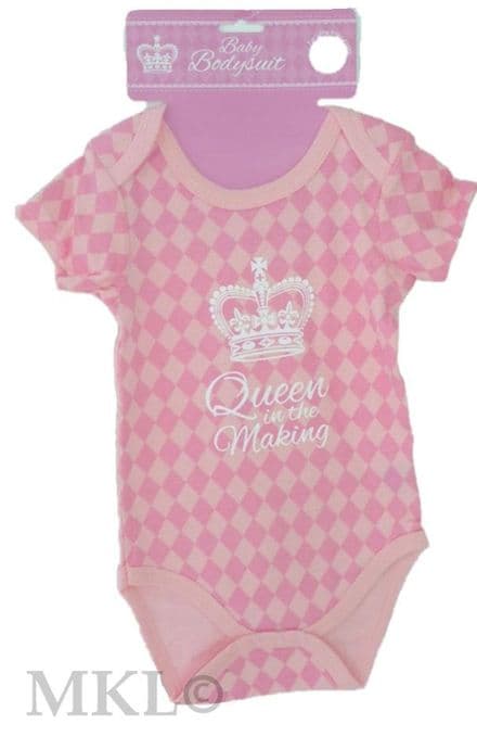 Queen in the Making Baby Bodysuit,  Size  Aged 12-18 Months