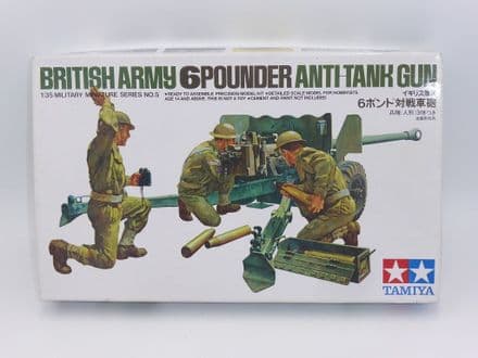 Tamiya Kit 1:35 No 35005 - British Army 6 Pounder Anti-Tank Gun