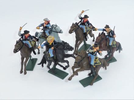 WB17855A Set of 6 Mounted 7th Cavalry