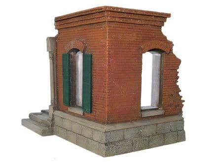 WB17921 Ruined European Brick Building Corner