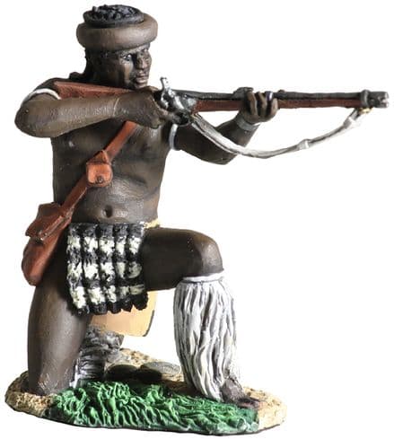 WB20117 - Zulu uDloko Regiment Kneeling Firing Percussion Rifle No.1