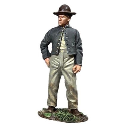 WB31320 Confederate Standing in Camp or Artillery Crewman