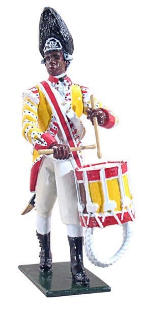 William Britains Redcoats British Drummer 15th Regiment of Foot 1754-1763 47012 