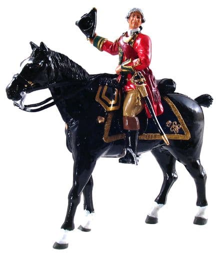 WB47021 - British 45th Regiment Officer, Mounted, 1754-1763