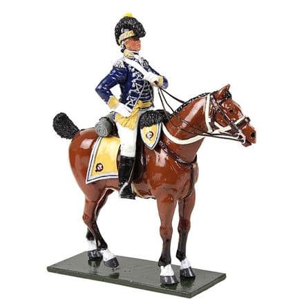 WB47060 - British 10th Light Dragoons Officer Mounted, 1795