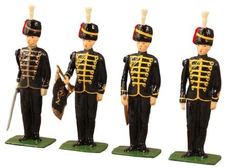 WB49011 British 7th Hussars  4 Piece Set in Vintage Box Limited Edition