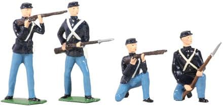 WB49027 American Civil War Union Infantry Set