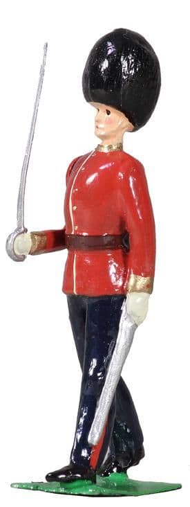 WB49036 British Scots Guards Officer Marching