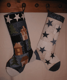 Houses & Stars Stockings
