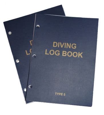 PDC 10 BOOK LOGBOOK DIVING <BR> TYPE 5 INSERTS