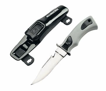 SCUBAPRO KNIFE K5 - BLACK - 11cm BLADE