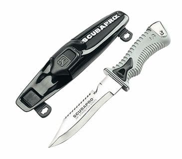 SCUBAPRO KNIFE K6 - BLACK - 15cm BLADE